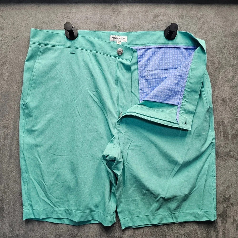 Peter Millar Golf Short Jade Green (Mint Green) Lightweight MS23EP01 Men 36 (37)